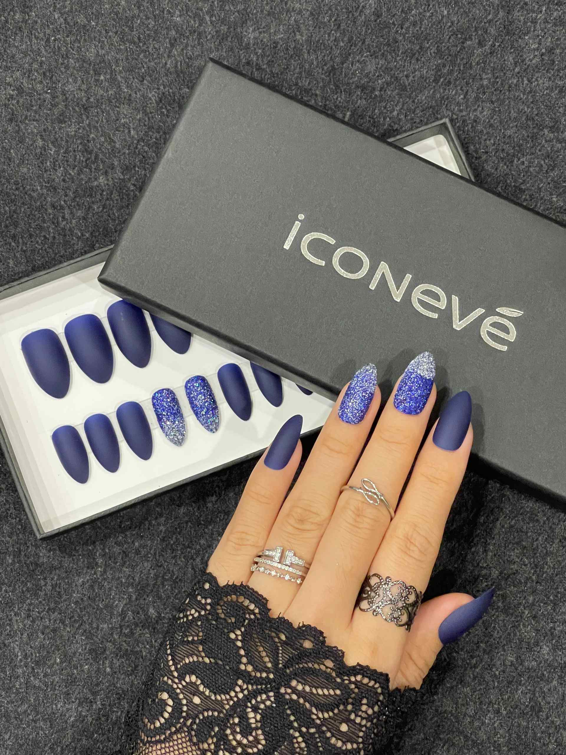 Blue Berry - Strass Almendradas – ICONEVE NAILS