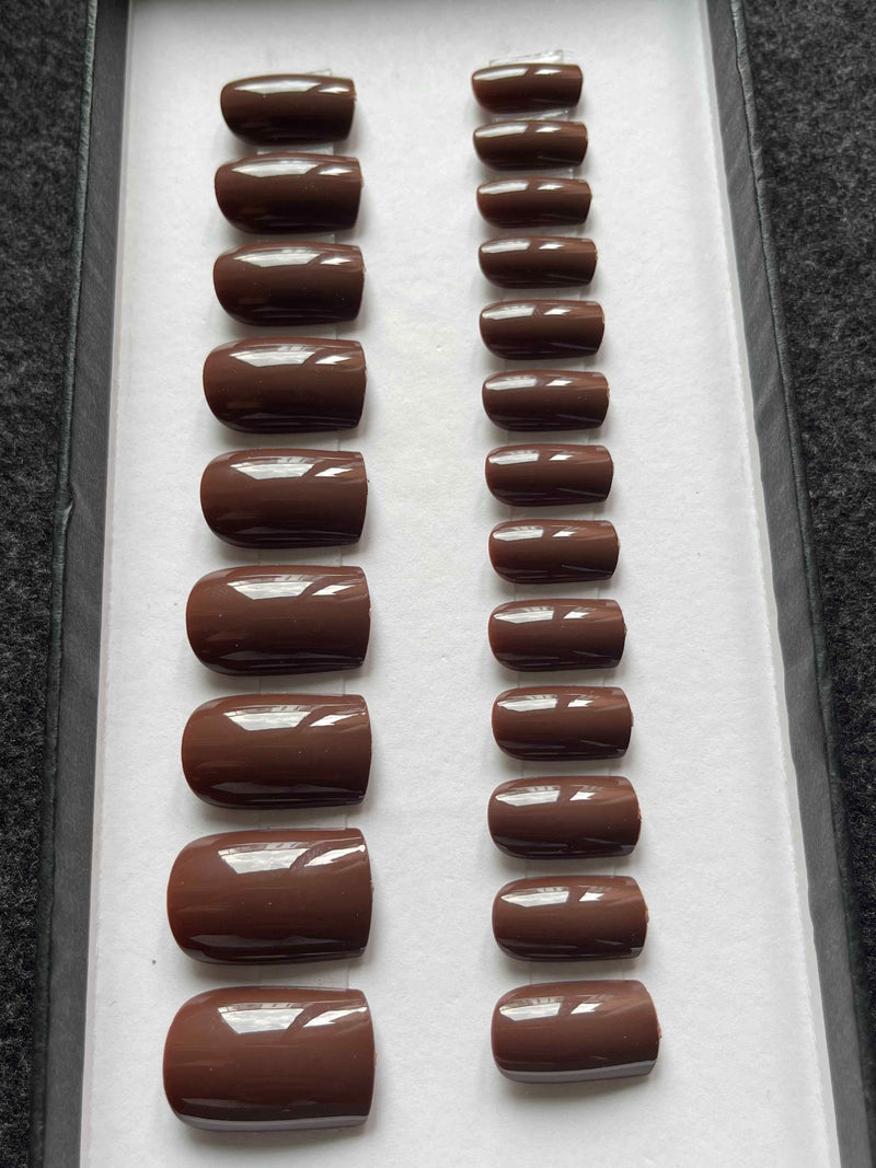 Chocolate - Brillante Cuadradas